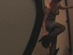 Spy webcam woman stripping